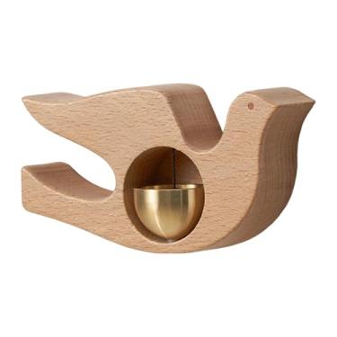 Imagem de WeiLaiKeQi Sino de lojista abre a campainha com som claro e enfeite de vento para janela de geladeira de fazenda ao entrar na loja, Pombo