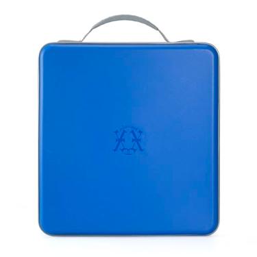 Imagem de alavisxf xx Estojo Para Cd, Suporte Dvd Em Plástico Rígido Com Capacidade 224 Unidades, Organizador Portátil Armazenamento De Discos Grandes Carro, Casa E Viagem (Capacidade Azul)