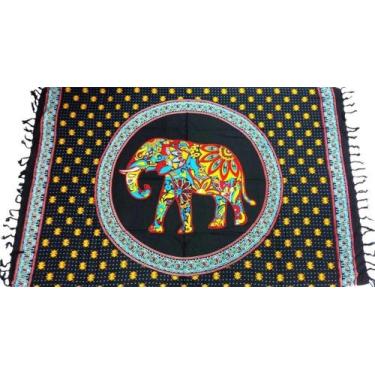Imagem de Canga de Praia Indiana Elefante - Amarelo - Besakih, Amarelo