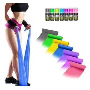 Imagem de Kit 10 Faixa Elástica Fisioterapia Academia Original Thera Band - Cosy