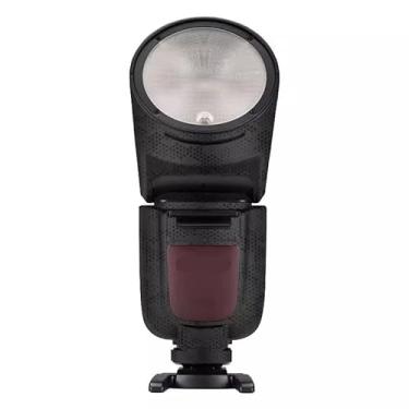 Imagem de Adesivo de flash para câmera antiarranhões para Godox V1 Pro Flash estroboscópico protetor de vinil protetor corporal decalque V1 Pro (Mamba Preto)