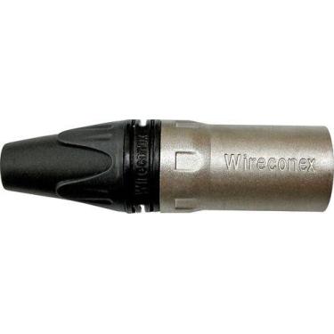 Imagem de Plugue Canon Xlr Wireconex Linha Macho 3 Polos Wc 1003 Ml