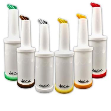 Imagem de Kit 6 Garrafas de 1 Litro para Barman e Drinks - Weck