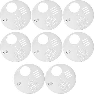 Imagem de HASSLICKIT 8 peças de portões de entrada de colmeia de abelha para caixas nuc - discos de entrada de colmeia de ferro galvanizado redondos de 12,3 cm, portão giratório de abelha para colmeia