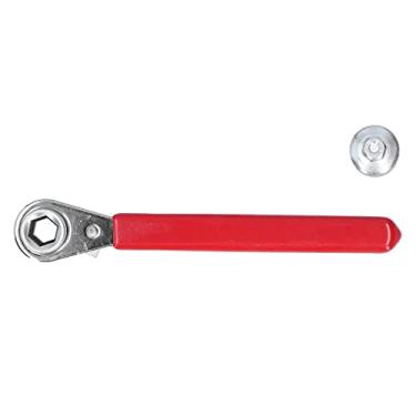Imagem de Masyrt Chave de terminal de bateria, ferramenta manual de carro, chave catraca de terminal de bateria com soquete de 1,27 cm para bateria de poste lateral superior