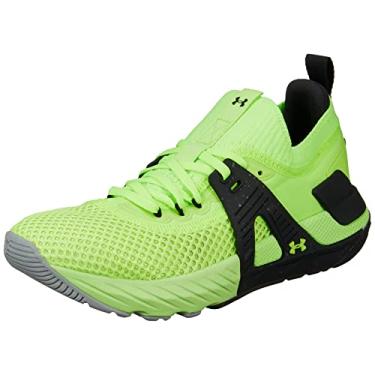 Imagem de UA Project Rock 4 T nis de treino masculino, Lim o peculiar/preto-303, 10.5