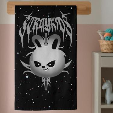 Imagem de Toalha Qualidade de Banho Menina Com Estampa Kpop Mascote Stray Skzoo 