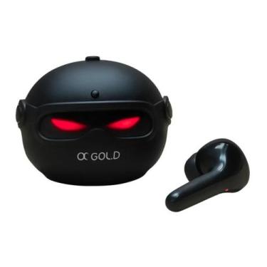 Imagem de Fone De Ouvido Gamer Tws Fn-B48 Bluetooth 5.4 Tipo-c Preto - AGOLD