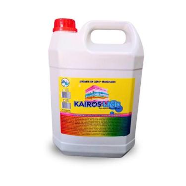 Imagem de Alvejante sem cloro + Branqueador 5 lts - Roupas Brancas e Coloridas -