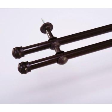 Imagem de Varão Duplo para Cortina de 4 Metros Espessura 19mm - Ouro Velho - Bor