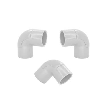 Imagem de Kit 3Un Cotovelo 90° C/Janela P/Eletroduto 1pol (Branco)
