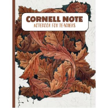 Imagem de cornell note notebook for teachers: Style Note,College Ruled Composition Paper,Index and Numbered Pages