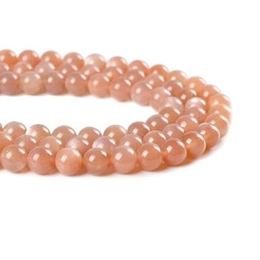 Imagem de Malahill Contas de pedra preciosa premium para fazer joias preciosas contas de pedra natural atacado 2 fios contas de pedra do sol grau AAA 6 mm