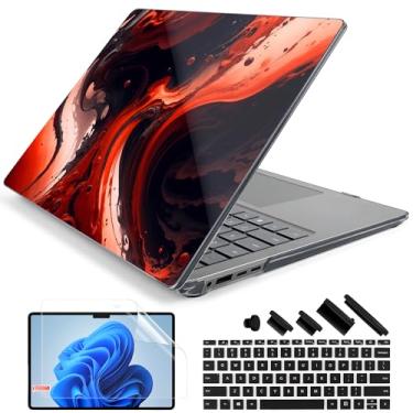 Imagem de Batianda Capa para laptop Microsoft Surface de 15 polegadas Copilot+ PC 2024 (7ª Ed) modelo 2037, capa dura durável e resistente a arranhões, com capa de teclado e protetor de tela, Blazing