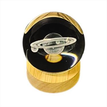 Imagem de Abajour LED Luminaria De Mesa Galaxy Lights Bola De Cristal Decortativ