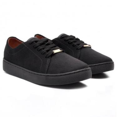 Imagem de Tenis Vizzano Casual Camurça Flex Cadarço Super Confortável Feminino 1