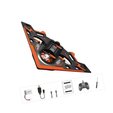 Imagem de Colaxi Avião de brinquedo de espuma com controle remoto, brinquedo decorativo de simulação de caça, avião RC para crianças, presente para jardim, casa, sala, Laranja
