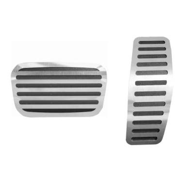 Imagem de Pedaleira lisa Aço Inox compatível com Chevrolet Onix 2013/2019 Automático