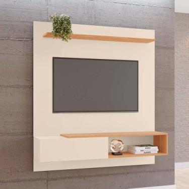 Imagem de Painel Yasmin 100% MDF Tuboarte 1 Porta Basculante p/ TVs de Até 55 Po