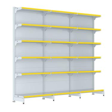 Imagem de Gondola Parede 202 Fit Farmacia Ate 3 Metros Branco Pe Amare