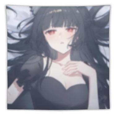 Imagem de LIEGBMEU Sexy Bikini Hot Anime Girl Tapeçaria 152.4 cm x 152.4 cm Interior Exterior Wall Quilt Art Decoração de Tapeçaria Caprichosa, AF131