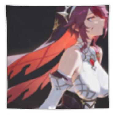 Imagem de LIEGBMEU Tapeçaria de biquíni sexy anime menina 152.4 cm x 152.4 cm interior exterior parede colcha arte decoração de tapeçaria caprichosa, AF101