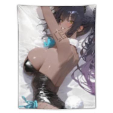 Imagem de LIEGBMEU Sexy Bikini Hot Anime Girl Tapeçaria 152.4 cm x 203.2 cm Interior Exterior Wall Quilt Art Decoração de Tapeçaria Caprichosa, AF377