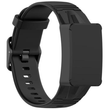 Imagem de LOKEKE Pulseira de substituição compatível com WHOOP 5.0 Peak, pulseira de silicone para relógio de pulso compatível com WHOOP 5.0 Peak/Life MG/4.0 (preto)