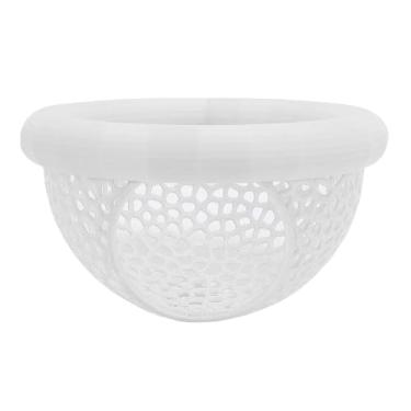 Imagem de Asixxsix Escondimento de Peixes Flutuantes Ponto de Descanso, Rede Multifuncional de Aquário e Caverna Flutuante para Peixes e Camarão Betta, Se Encaixa Em Pequenos Tanques (Branco)