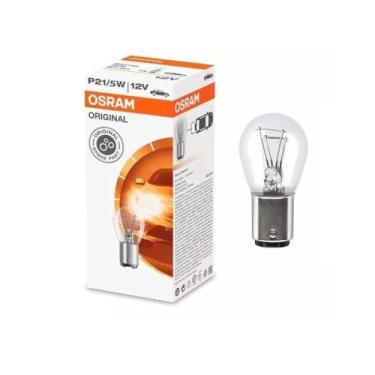 Imagem de Lampada com 2 Polos Osram Lanterna Freio Original 12v 21w 5w