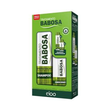 Imagem de Eico Kit Babosa Shampoo 800ml + Condicionador 450ml