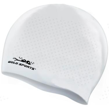 Imagem de Touca De Natação Gold Sports Massagem De Silicone-Unissex