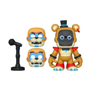 Imagem de Funko Five Nights At Freddy'S (FNAF) Snap: RR - Glamrock Freddy Fazbear - Figura de vinil colecionável - Ideia para presente- Mercadoria oficial - Brinquedos para crianças e adultos - Video Games Fans