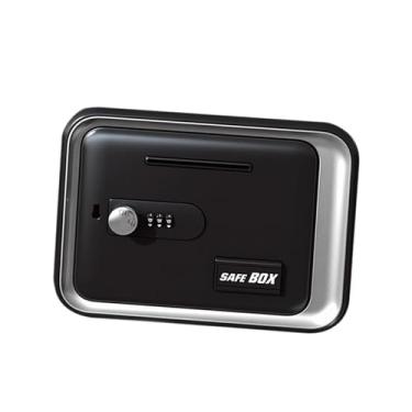 Imagem de IEUDNS Código de senha para economizar dinheiro em papel-moeda, cofrinho para crianças, Preto