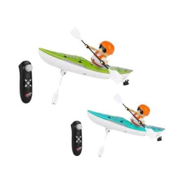 Imagem de Barco De Corrida RC Para Meninos, Controle Remoto, Caiaque Com Movimen