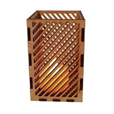 Imagem de Castiçal Faixas Com Vela Eletrônica - LENOBRE