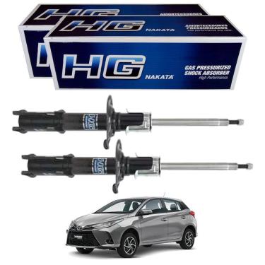 Imagem de Par Amortecedor Dianteiro Toyota Yaris 2018 2019 2020 2021