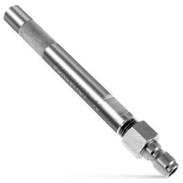 Imagem de Bocal químico de longo alcance para lavadora de pressão, protetor de escada, bico químico de longo alcance, ponta multiuso para 1000 a 6000 psi, conexão rápida de 1/10.2 cm
