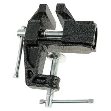 Imagem de Torno de mesa universal multifuncional Torno de banco doméstico portátil para carpintaria braçadeira de bancada de trabalho de carpinteiro universal ferramenta de torno de fixação mini braçadeira de