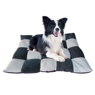Imagem de Almofada Pet Colchonete Para Cachorro E Gato Grande 50x60 Linha Premium Confort(PRETO E BRANCO)