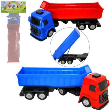 Imagem de Brinquedo Caminhão Caçamba Basculante New Truck Adijomar