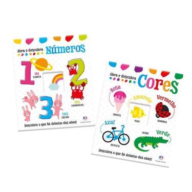 Imagem de Coleção Abra e descubra - Números e Cores - Almofadado Médio - CIRANDA