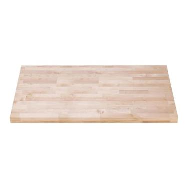 Imagem de DuraSteel Bancada de bloco de açougueiro de 61 x 91 cm - bancada de madeira maciça de bordo para cozinha, restaurante, armário, mesa, tábua de madeira, ilha de corte grande longa, massa de mesa de