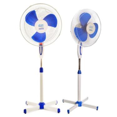 Imagem de Ventilador de Coluna Pedestal 40cm 127V 38W com 3 Velocidades, Altura Ajustável e Motor Silencioso - Fix - FXV01015