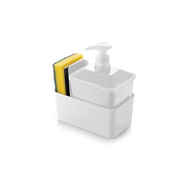 Imagem de Kit Porta Detergente C/Rodo de Pia Plasútil