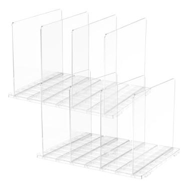 Imagem de ZLHETWT 2 organizadores de bolsa, organizador de bolsa de armário, divisórias de prateleira de bolsa, organizador de bolsa reutilizável, divisórias de prateleira de bolsa multiuso para uso em casa