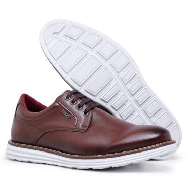 Imagem de Sapatênis Masculino Casual Oxford Sport Fino Conforto Marrom - Hype, 4