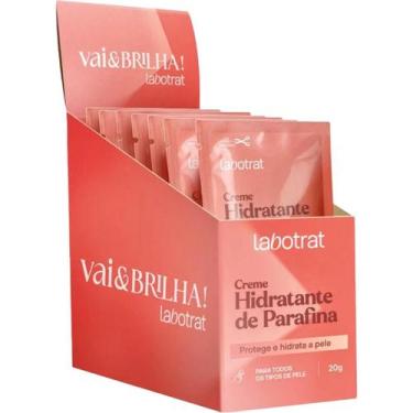 Imagem de Caixa com 12 Creme Hidratante Parafina Vai Brilha Labotrat
