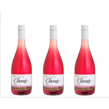 Imagem de VINHO SALTON CLASSIC ROSÉ DEMI-SEC 750ml C/ 3 UNIDADES