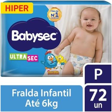 Imagem de FRALDA BABYSEC ULTRA HIPER P 72 UNIDADES